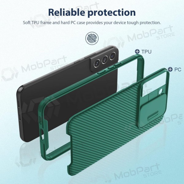 Samsung Galaxy S23 FE θήκη „Nillkin CamShield Pro“ (πράσινος)