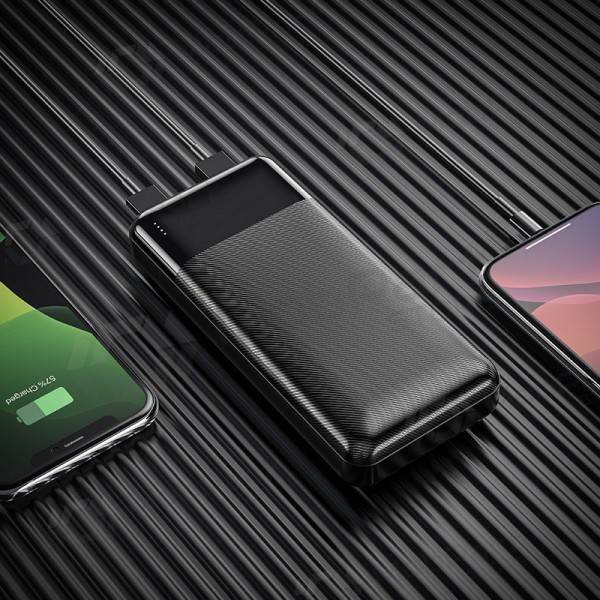 Εξωτερική μπαταρία Power Bank Hoco J72A 20000mAh μαύρος