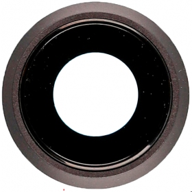 Apple iPhone 8 / SE 2020 τζαμάκι κάμερας (μαύρος) (με πλαίσιο)