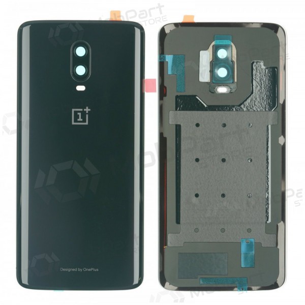 OnePlus 6T πίσω κάλυμμα μπαταρίας μαύρος (Midnight Black) (μεταχειρισμένος grade B, γνησια)