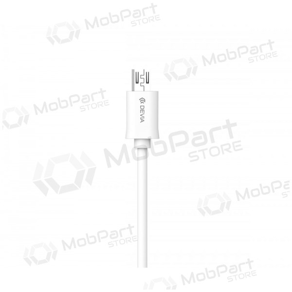 USB καλώδιο Devia Smart microUSB 1.0m (άσπρο)