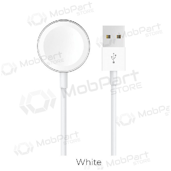 Ασύρματος φορτιστής HOCO CW16 iWatch (άσπρο)