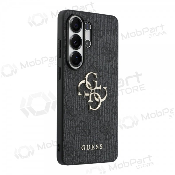 Θήκη Samsung Galaxy S26 Ultra - Guess PU 4G Metal Logo (γκρι)