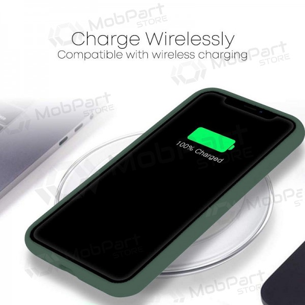 Θήκη Samsung Galaxy A22 4G Mercury - Silicone Case (σκούρο πράσινο)
