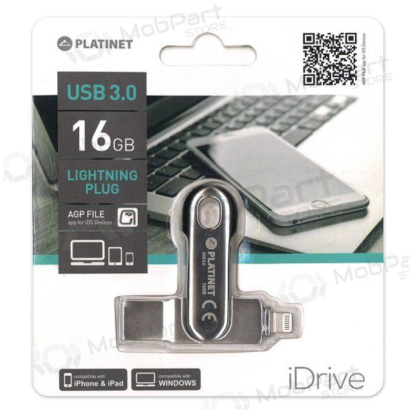 Μονάδα flash Platinet 16GB Lightning + USB 3.0
