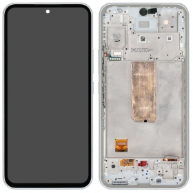 Samsung Galaxy A54 5G οθόνη (άσπρο) (με πλαίσιο) (γνησια)