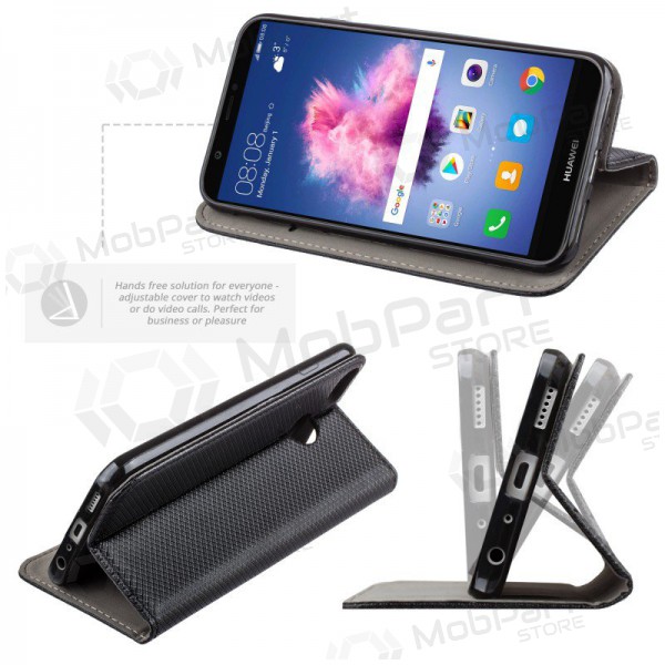 Θήκη Xiaomi Poco M4 5G / Poco M5 / Redmi Note 11R / Redmi 10 5G - Smart Magnet (μαύρη)