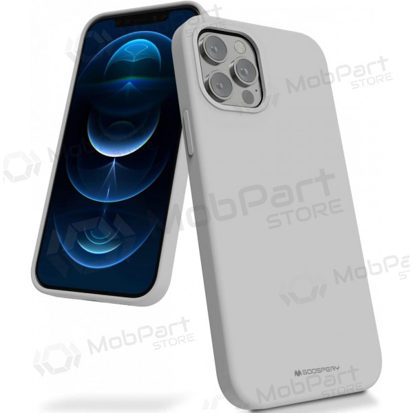 Θήκη Apple iPhone 12 Pro Max Mercury - Silicone Case (χρώμα πέτρας)