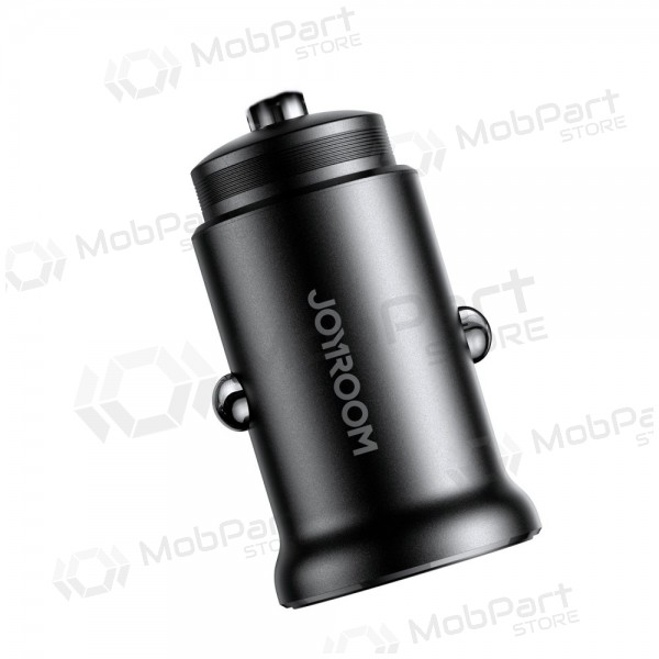 Φορτιστής automobilinis Joyroom CCN05 USB-C/USB-A 30W μαύρος