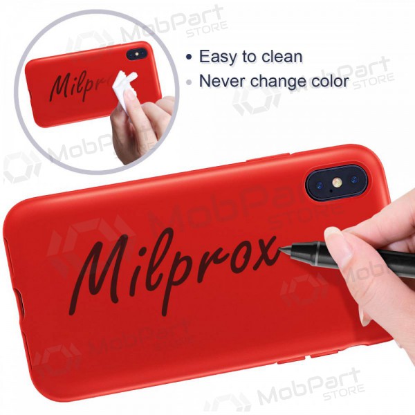 Θήκη Apple iPhone 12 Pro - Liquid Silicone 1.5mm (κόκκινη)