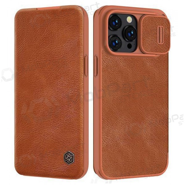 Θήκη Apple iPhone 14 Pro - Nillkin Leather (καφέ)