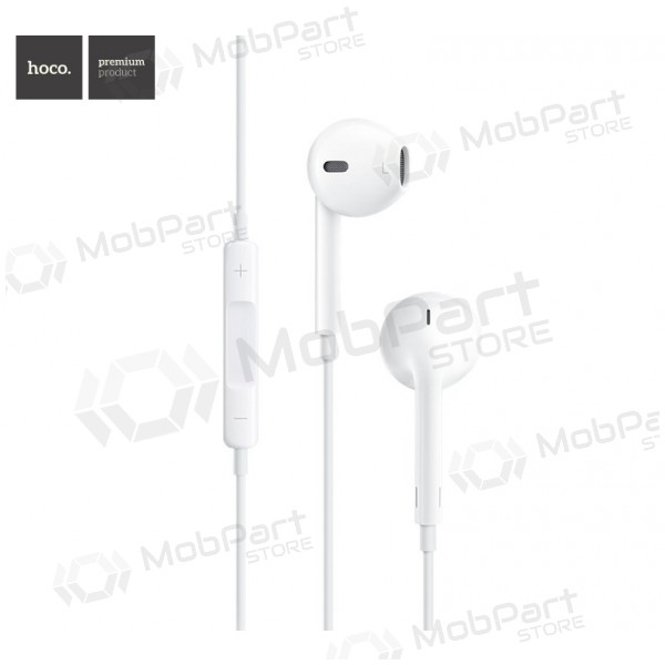 Handsfree ακουστικα HOCO M1 3,5mm (άσπρο)