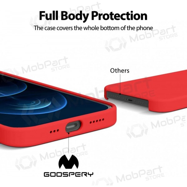 Θήκη Apple iPhone 16e, 17e Mercury -Pure Magsafe Silicon Case- (κόκκινη)