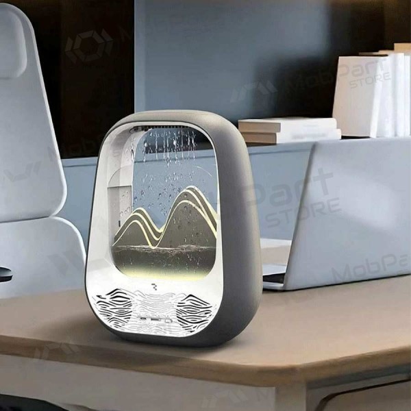 Χαλαρωτικό ηχείο Bluetooth με φωτισμό RGB Relaxing Rain πράσινο.