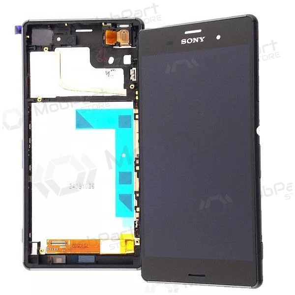 Sony D6603 Xperia Z3 οθόνη (μαύρος) (με πλαίσιο) (μεταχειρισμένος grade C, γνησια)