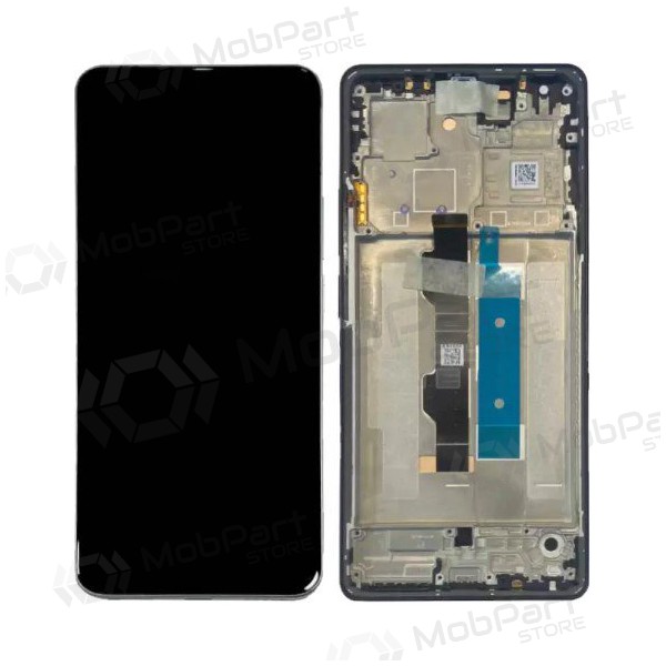 Οθόνη Xiaomi Poco M6 Pro 4G (μαύρη) (με πλαίσιο) (γνήσια)