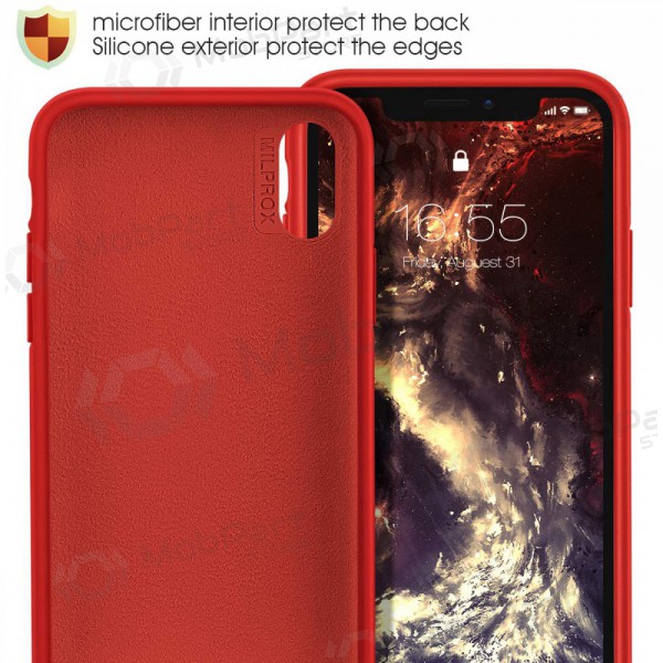 Θήκη Apple iPhone 6 / 6S - Liquid Silicone 1.5mm (κόκκινο)