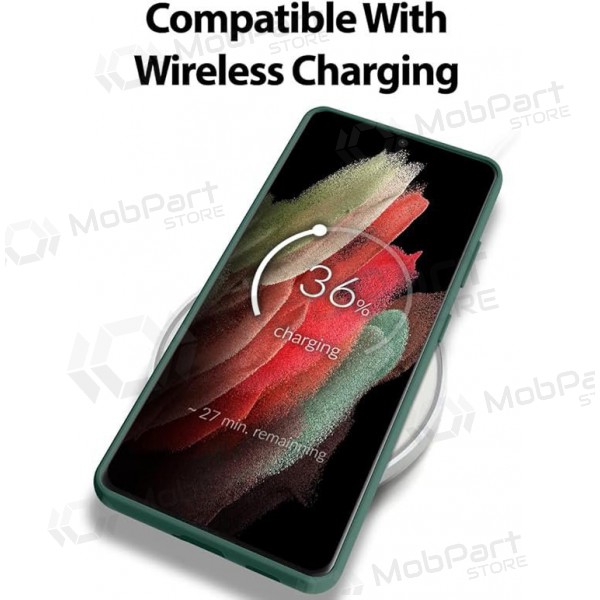 Θήκη Apple iPhone 16 Plus Mercury - Silicone Case (σκούρο πράσινο)