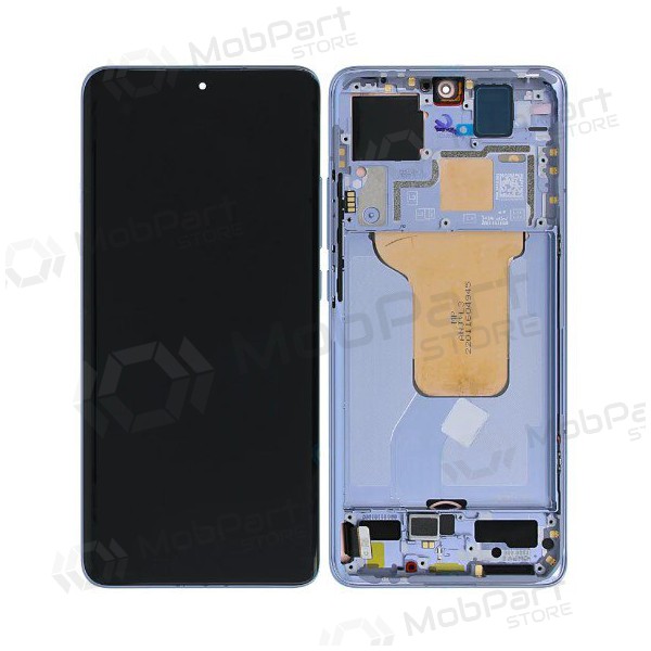 Xiaomi 12 5G / 12X / 12S οθόνη - (mėlynas) - (su rėmeliu) - (originalus)