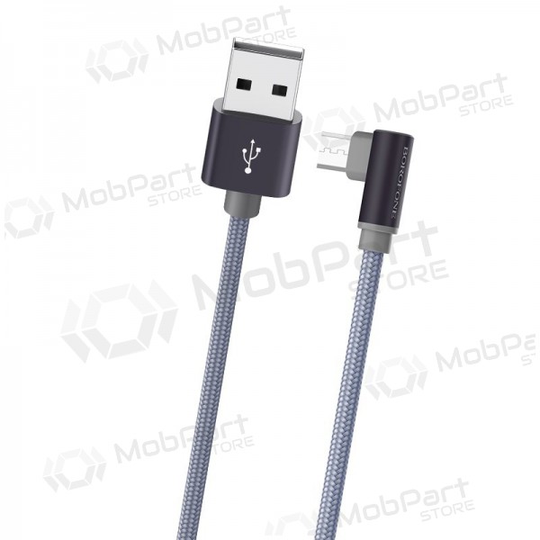 USB καλώδιο Borofone BX26 microUSB 1.0m (γκρί)