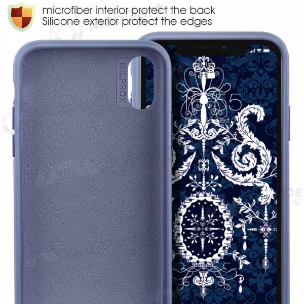 Θήκη Apple iPhone 11 Pro - Liquid Silicone 2.0mm (λιλά γκρι)
