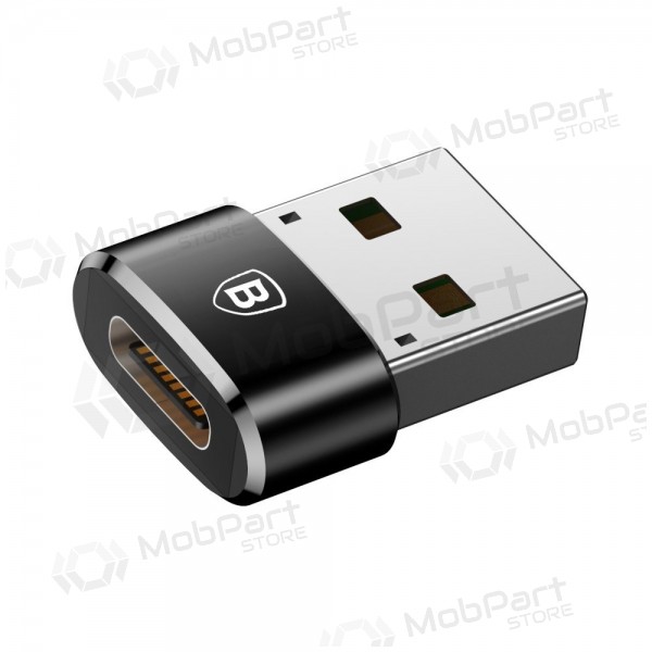 Προσαρμογέας Baseus Type-C to USB-A μαύρος CAAOTG-01