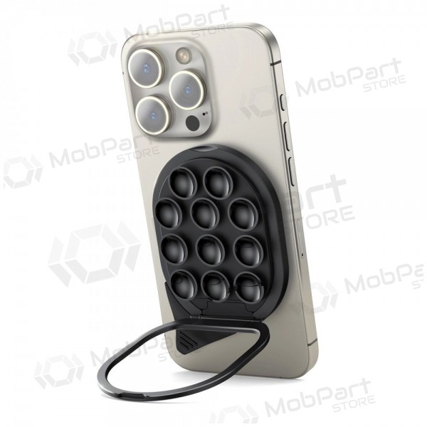 Magnetinis telefono laikiklis su siurbtukais Joyroom JR-ZS418 μαύρος