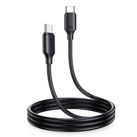 USB καλώδιο Joyroom S-CC060A9 Type-C to Type-C 60W 1.0m μαύρος