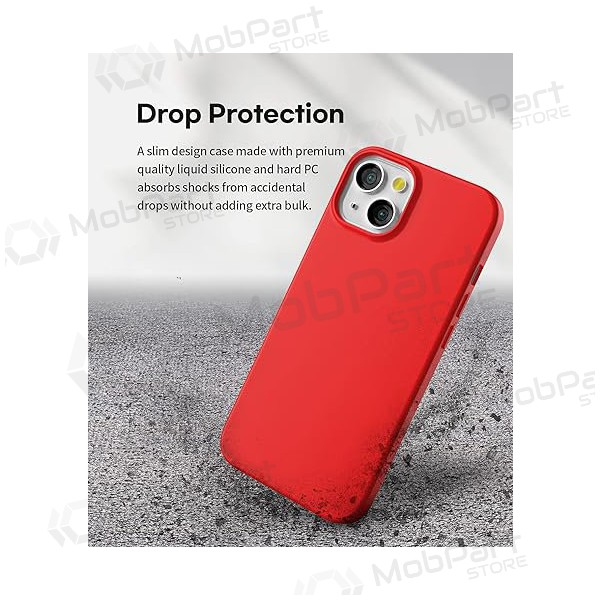 Θήκη Apple iPhone 12, 12 Pro - Mercury Soft Feeling (κόκκινο)