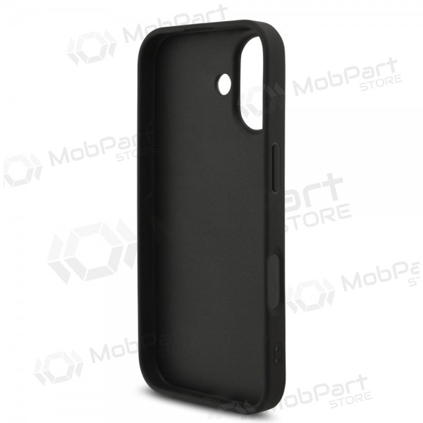 Θήκη Apple iPhone 17 -Guess PU 4G Metal Logo Strap- (μαύρο)
