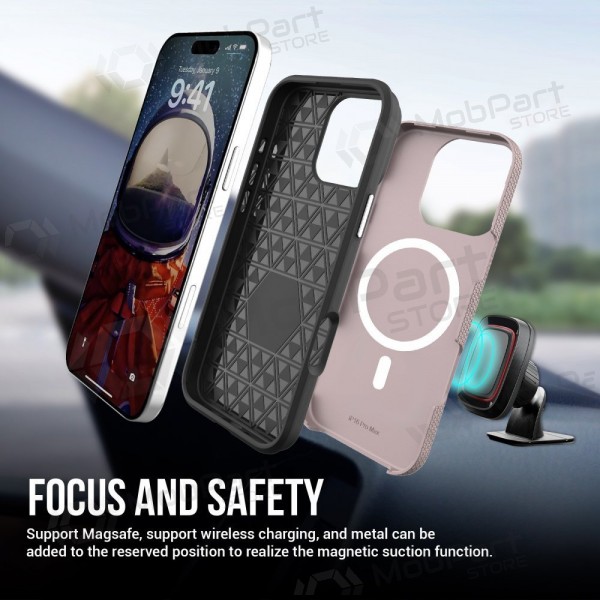 Θήκη Apple iPhone 17 Pro Max, 18 Pro Max -Perfectionists- (ροζ χρυσό)