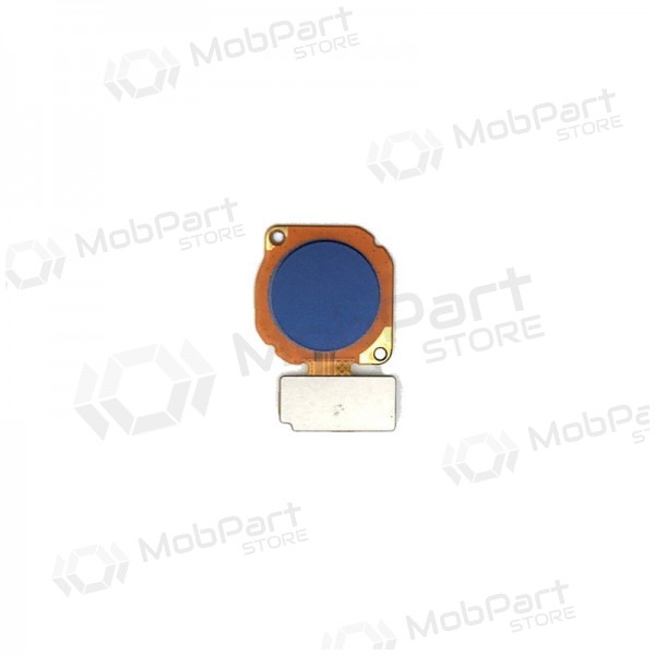 Huawei P20 Lite / Nova 3E / Mate 10 Lite / P Smart / Honor 9 Lite / P Smart Plus / Mate 20 Lite εύκαμπτο καλώδιο with blue fingerprint