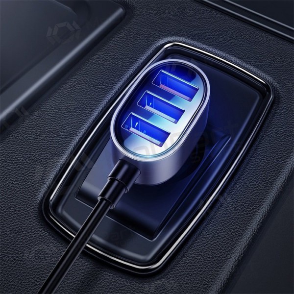 Φορτιστής automobilinis Joyroom JR-CL03 5xUSB 6.2A (μαύρος)