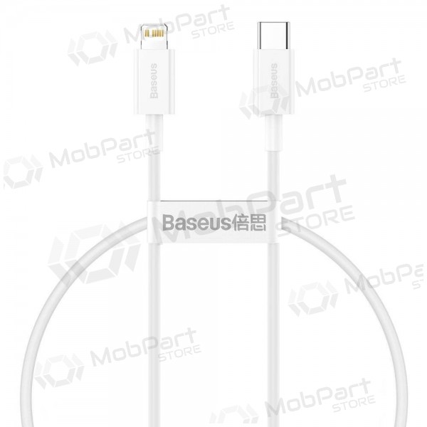 Καλώδιο Baseus Superior Type-C - Lightning PD 20W 0.25m (άσπρο) CATLYS-02