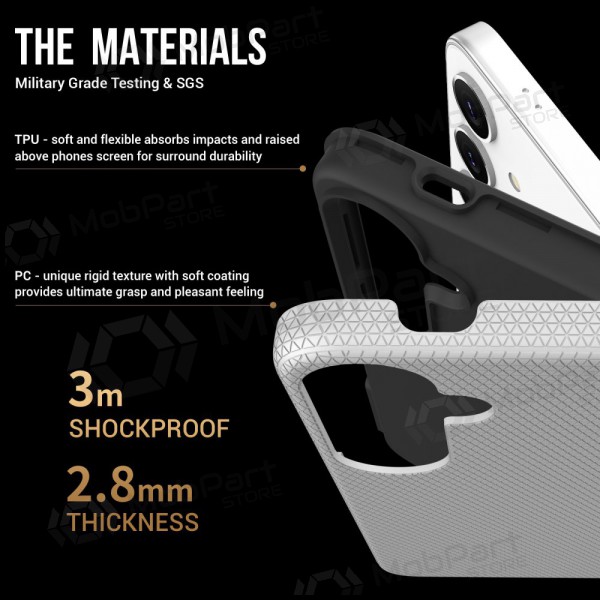 Samsung Galaxy S24+, S25+ θήκη „Perfectionists“ (ασήμι)