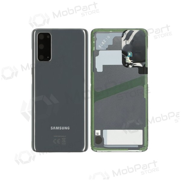 Samsung G981F / G980 Galaxy S20 πίσω κάλυμμα μπαταρίας γκρί (Cosmic Grey) (μεταχειρισμένος grade B, γνησια)