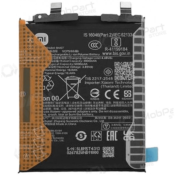 Μπαταρία Xiaomi 13T, 14T, Poco X6 Pro, Poco M6 Pro 4G, Redmi Note 13 Pro 4G, συσσωρευτής (BM5T) (γνήσια)