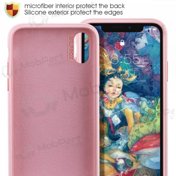 Θήκη Apple iPhone 13 mini - Liquid Silicone 1.5mm (ροζ)
