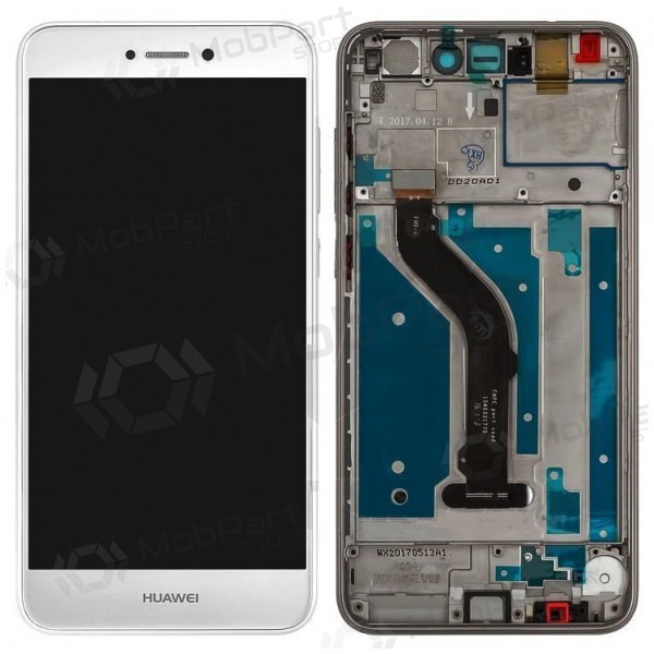 Huawei P8 Lite (2017) / P9 Lite (2017) / Honor 8 Lite οθόνη (άσπρο) (με πλαίσιο)
