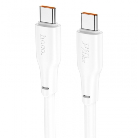 USB καλώδιο Hoco X93 60W USB-C to USB-C 2.0m άσπρο