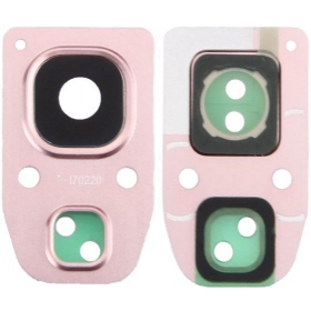 Samsung Galaxy A3 (2017), A5 (2017), A7 (2017) τζαμάκι κάμερας (ροζ)