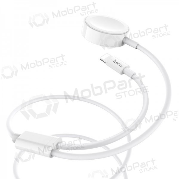 USB καλώδιο HOCO U69 lightning 1.0m (with iWatch wireless charger) (άσπρο)