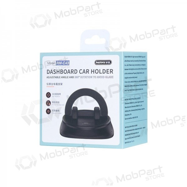 Θήκη τηλεφώνου αυτοκινήτου Remax RM-C43 (dashboard) μαύρος