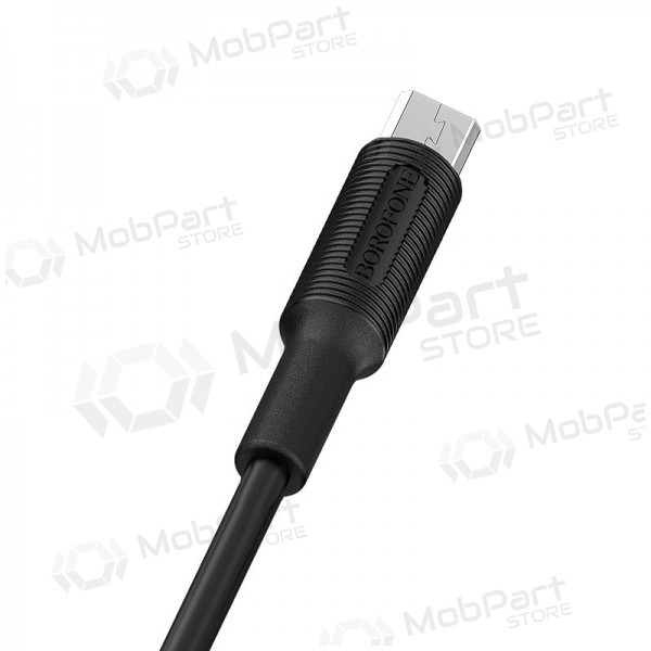 USB καλώδιο Borofone BX1 microUSB 1.0m (μαύρος)