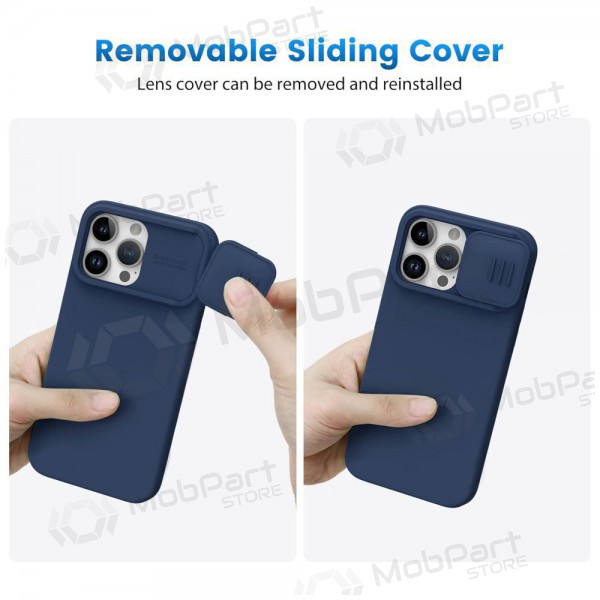 Θήκη Apple iPhone 14 - Nillkin Silicone (σκούρο μπλε)