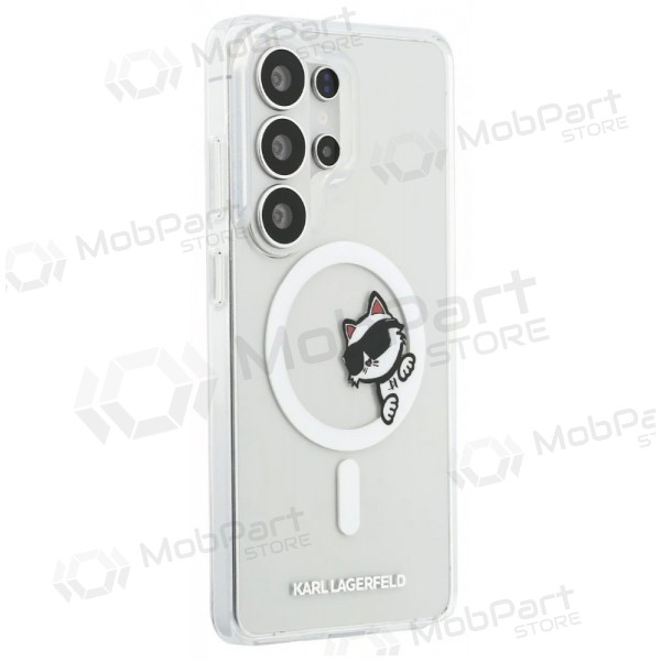 Θήκη Samsung Galaxy S26 Ultra - Karl Lagerfeld IML Choupette Peekaboo Logo Magnetic (διαφανής)