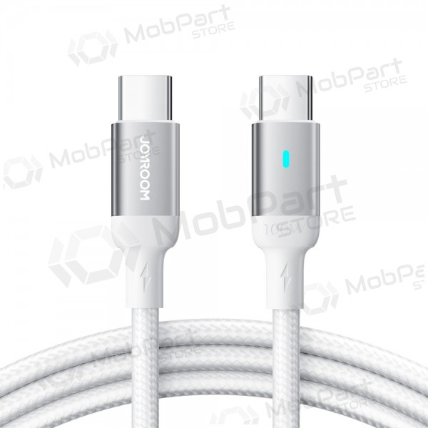 USB καλώδιο Joyroom S-CC100A10 Type-C to Type-C 100W 1.2m άσπρο