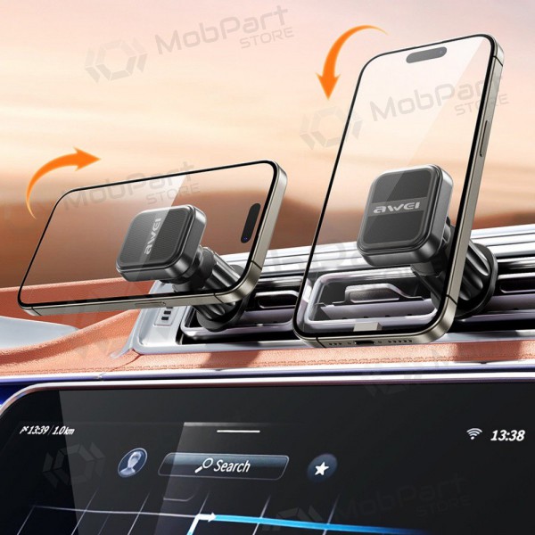 Θήκη τηλεφώνου αυτοκινήτου Awei X52 Magnetic (air vent) μαύρος