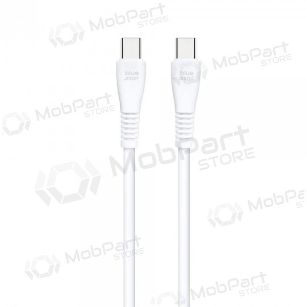 Καλώδιο USB-C Blue Star PJ-DQ1-C USB-C σε USB-C 1 m 60 W λευκό