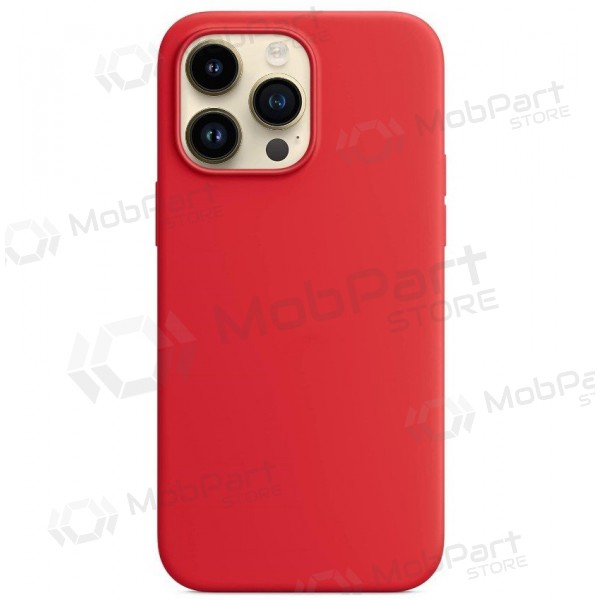 Θήκη Apple iPhone 12 / 12 Pro - Mag Silicone Case (κόκκινο)